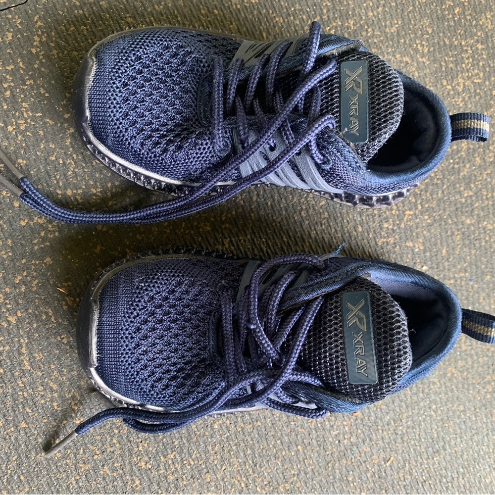 X-Ray Navy Mesh Kids Sneakers
